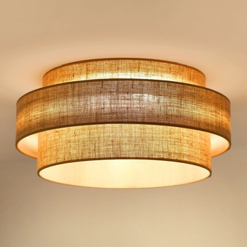 Brilagi - LED таванно осветление SPACE YUTE LED/12W/230V, Ø 50 см, бежово (BG1247)