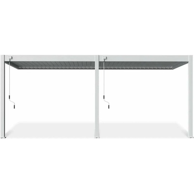 Gutroof ELEGANCE WALL hliníková pergola 3 x 6 m, biela