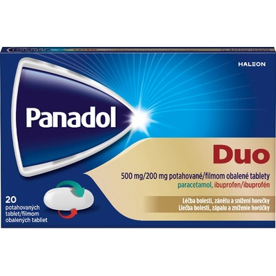 Panadol Duo tbl flm 20x200 mg/500 mg