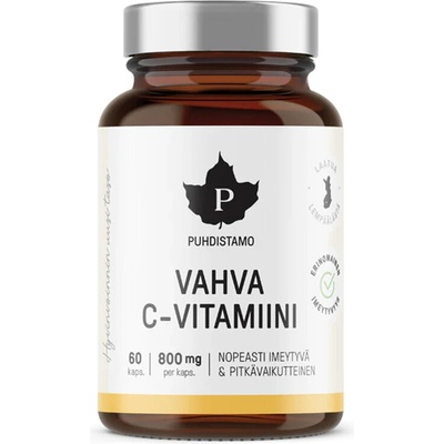 Puhdistamo Имунитет - Витамин С, 800 mg х 60 капсули (223530 (000190) PHD)