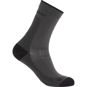 Icebreaker Дамски туристически чорапи Icebreaker Women's Merino Hike+ Ultralight Quarter Walking socks - Obsidian / Black - размер 41-43 (EU) (201-9240-0113)