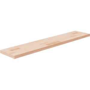 vidaXL Дъска за рафт, 100x20x2, 5 см, необработен масивен дъб (342937)