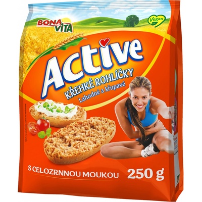 Bonavita Křehké rohlíčky celozrnné 250 g