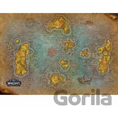 WORLD OF WARCRAFT - Plagát Maxi mapa - 91,5x61 cm, ABYDCO541