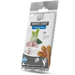 Farmina N&D WHITE DOG Dental Treat Sea Bass, Fennel & Spirulina Adult Medium & Maxi монопротеинови дентални лакомства за кучета с бяла козина от средни и едри породи с лаврак, фенел и спирулина 100gr