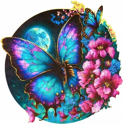 EscapeWelt Dřevěné luminiscenční Motýl 500 dílků – Hledejceny.cz