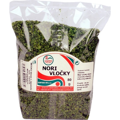 Nori mořské řasy green vločky 80 g