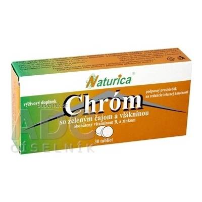 Naturica CHROM so zeleným čajom a vlákninou 35 µg 30 tabliet