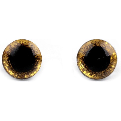 Prima-obchod Oči glitrové s pojistkou Ø10 mm, barva 2 (29) zlatá