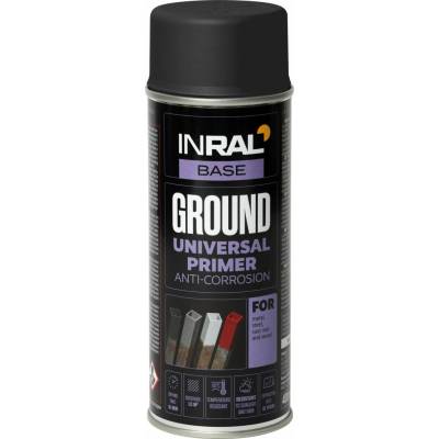 Tegra Inral antikorózny základ v spreji 400 ml RAL 9011 čierna grafitová