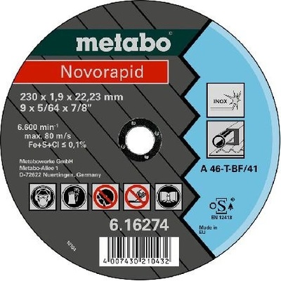 Metabo Řezný kotouč 180 x 22,23 mm 616273000