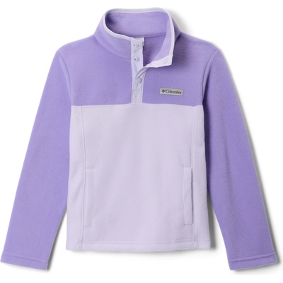 Columbia Детски поларен пуловер Columbia Kid's Steens Mtn II 1/4 Snap Fleece Pull-Over Fleece jumper - Purple Tint / Paisley Purple - размер XS (704-4214-1112)