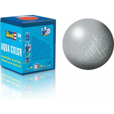 Revell Farba AQUA 90 Strieborná metalická Silver Metallic 18ml
