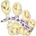 VetExpert Mr. Bandit Roundknot white Bone - лакомство за куче, бял вързан кожен кокал, 11 см - 1 бр - Полша
