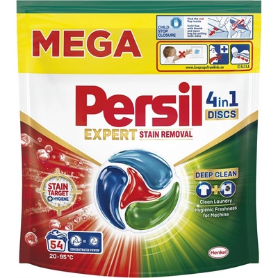 Persil 4in1 Deep Clean Expert Stain Removal prací kapsule 54 PD