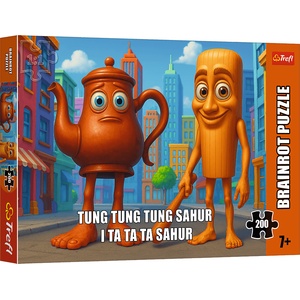 Trefl - Puzzle BrainRots: Tung Tung Sahur - 200 piese