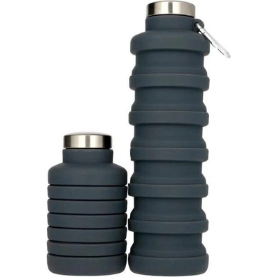 Pandoo Silikonová láhev skládací černá 700 ml eco ECO