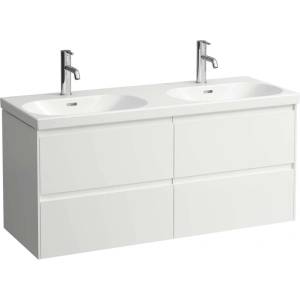 Laufen Lani - Шкаф за мивка, 118x45x52 cm, 4 чекмеджета, гланцово бяло H4035741122611 (H4035741122611)