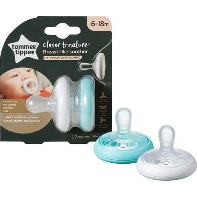 Tommee Tippee šidítko C2N silikon Natural bílá 2 ks – Zboží Dáma