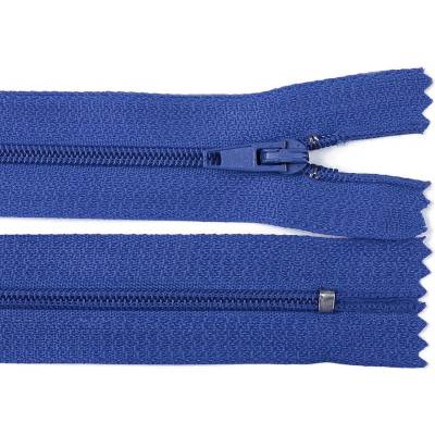 Spirálový zip šíře 3 mm délka 20 cm autolock 213 modrá safírová