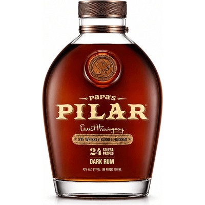 Papa's Pilar Rye Whiskey Barrel Finished Rum 43% 0,7 l (čistá fľaša)
