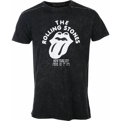 ROCK OFF Мъжка тениска Rolling Stones - NYC '75 - Snow Wash - ROCK OFF - RSSWASH03MB