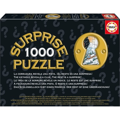 Educa - Puzzle Surprise puzzle: Antique Xmas - 1 000 piese