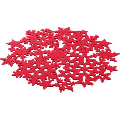 Toro Plstěné prostírání červené 38cm
