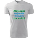 Tričko nejlepší bojovník Kung-fu na světě dárek pro Kung-fu bílé