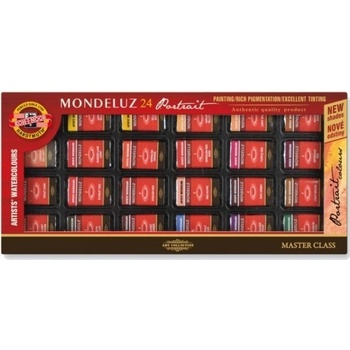 Koh-i-noor Souprava akvarelových barev 24 odstínů portrét