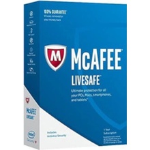 McAfee LiveSafe 5 lic. 12 mes.