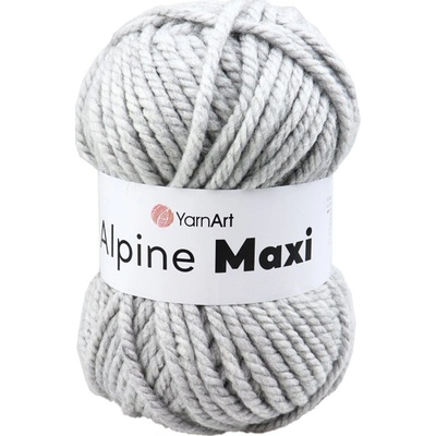 Yarn Art příze Alpine Maxi 669/2 šedá melange