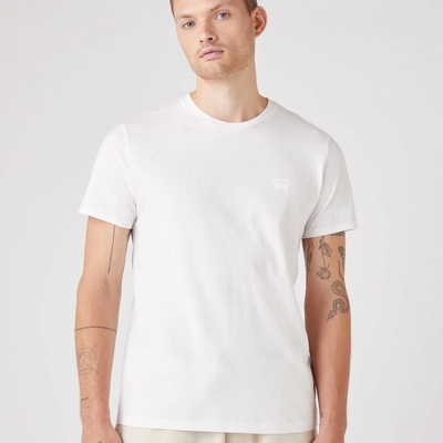 Wrangler SS Sign Off Tee Off White W7C07D302