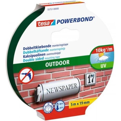tesa lepiaca upevňovacia páska pre vonkajšie použitie 19 mm x 5 m