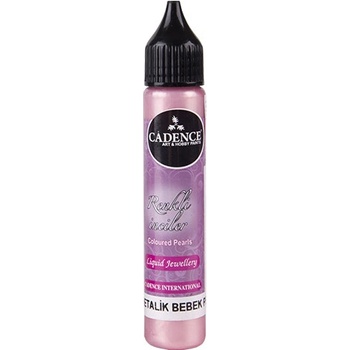TEKUTÉ PERLY CADENCE NA TEXTIL A KOŽU 25 ML ružová