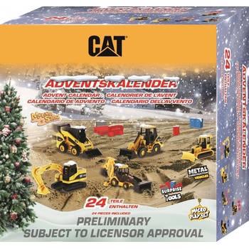 Carrera CAT Baustelle hračky adventní kalendář