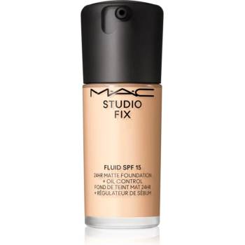 MAC Cosmetics Studio Fix Fluid SPF 15 24HR Matte Foundation + Oil Control матиращ фон дьо тен SPF 15 цвят N10 30ml