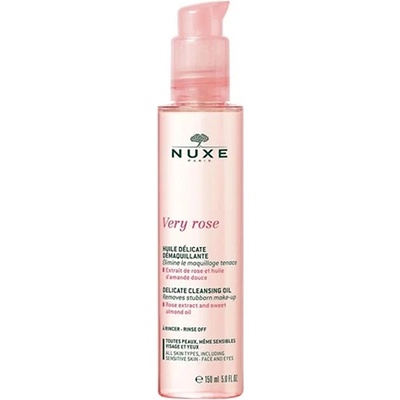 NUXE Very Rose Delicate почистващо олио за всеки тип кожа за жени 150 мл
