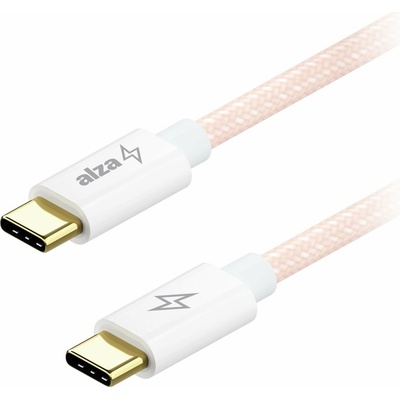 AlzaPower APW-CBTC2002CP CompactCore USB-C to USB-C 2.0, 100W, 2m, růžový