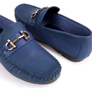 Ducavelli Мъжки обувки от естествена кожа - Тъмносини #333206 (333206_Тъмносин)