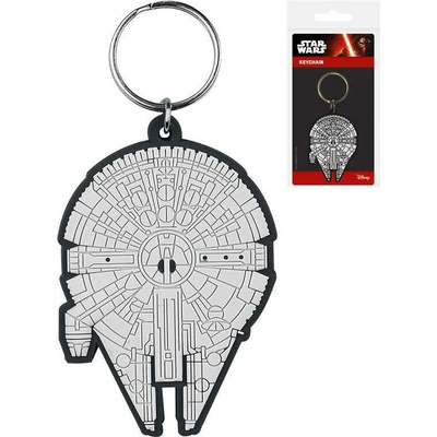 Přívěsek na klíče gumová Star Wars Millennium Falcon