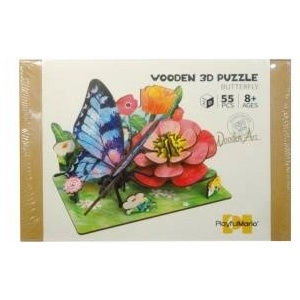 Swede Wooden DIY puzzle meadow scene 3D