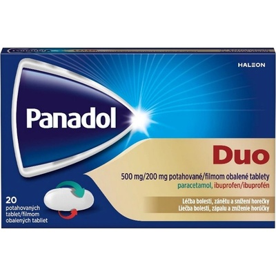 PANADOL DUO 500MG/200MG TBL FLM 20