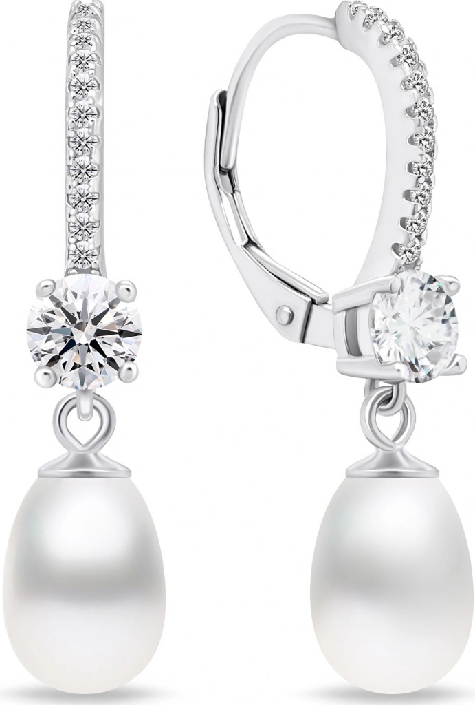 Brilio Silver náušnice EA634W
