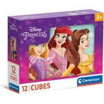 Clementoni Кубчета с картинки - Disney Princess, 12 кубчета (41197)