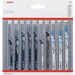 Bosch Комплект от 10 ножа за трион bosch за дърво и метал 2607011170 (2607011170)