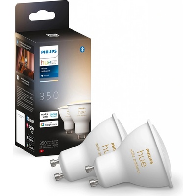 Philips Hue White Ambiance, 2x žiarovka 5,5W GU10 DIM