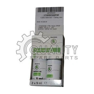 Tužka laková - bílá Candy ŠKODA Original OEM 3T0050300F9E