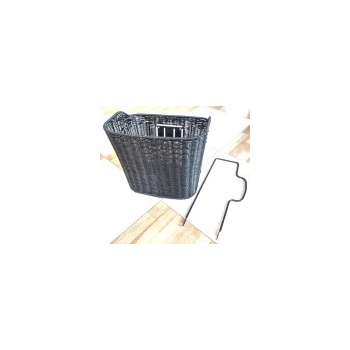 Image 1 of Ратанова кошница за градски велосипед sw-bk 18 кафява