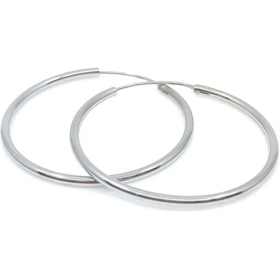 Jan Kos jewellery stříbrné náušnice kruhy 12117698